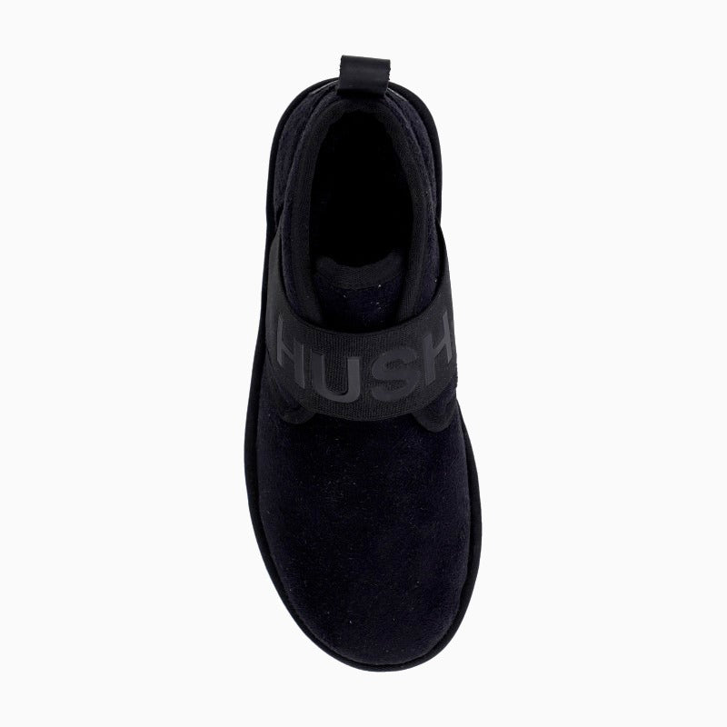Piel Hush Puppies Negro Neumell