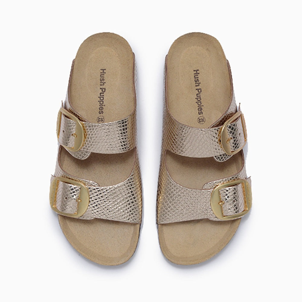 Sandalias Hush Puppies Dorado Class fantasy