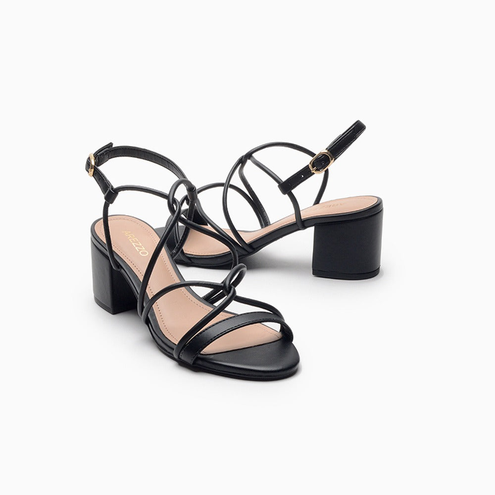 Sandalias Arezzo Negro Mar