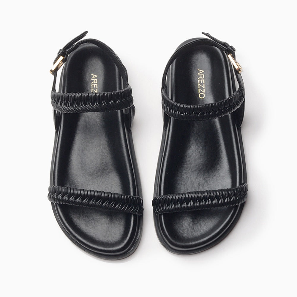 Sandalias Arezzo Negro Sol
