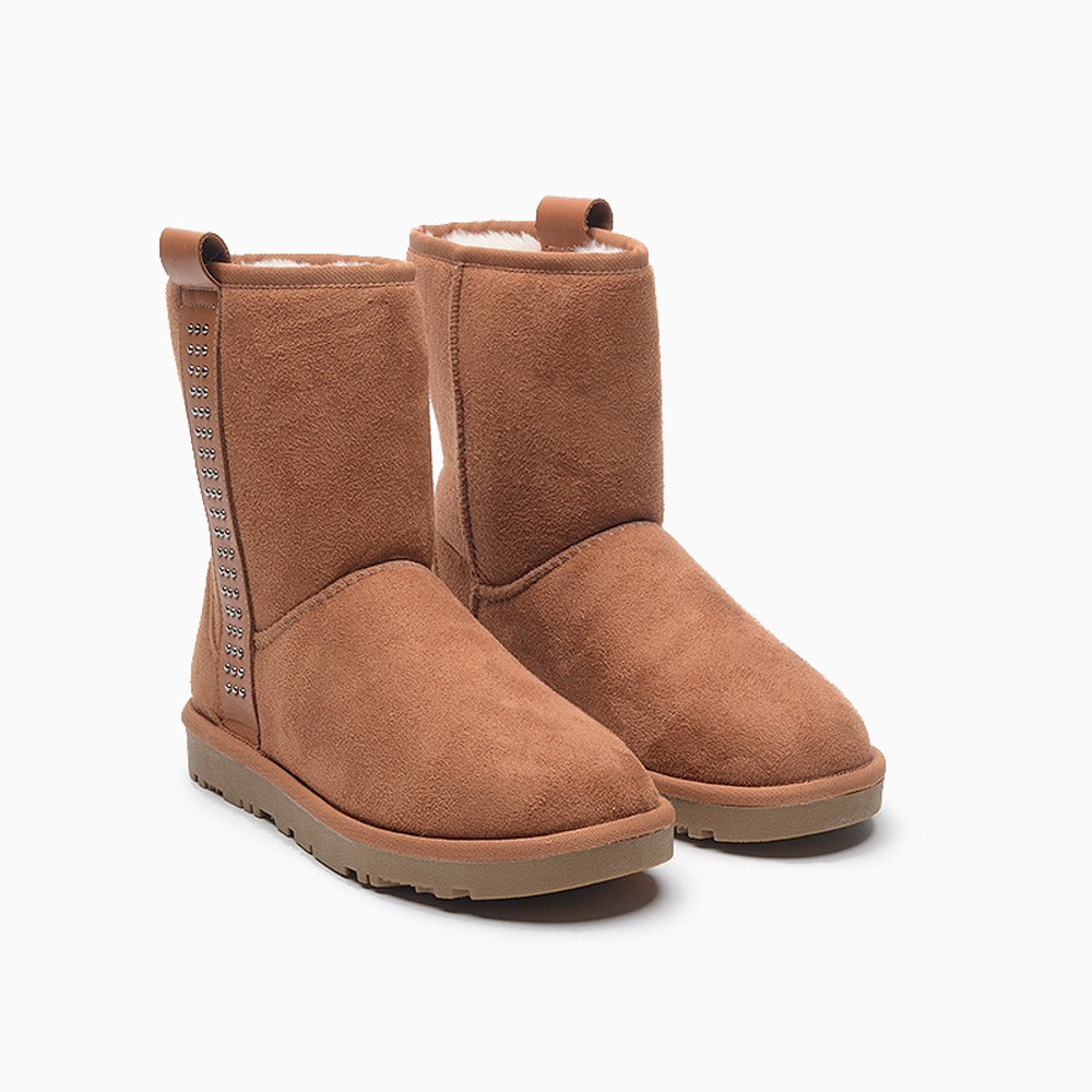 Piel Hush Puppies Marrón Shorty Met