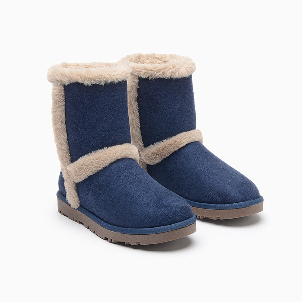 Piel Hush Puppies Azul Fur Shorty