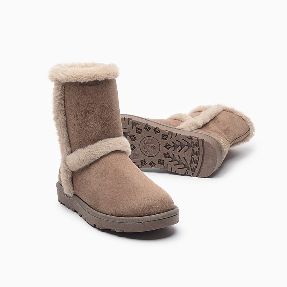 Piel Hush Puppies Marrón Fur Shorty