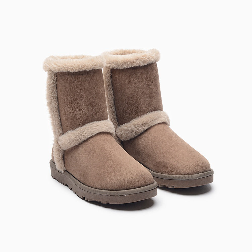 Piel Hush Puppies Marrón Fur Shorty